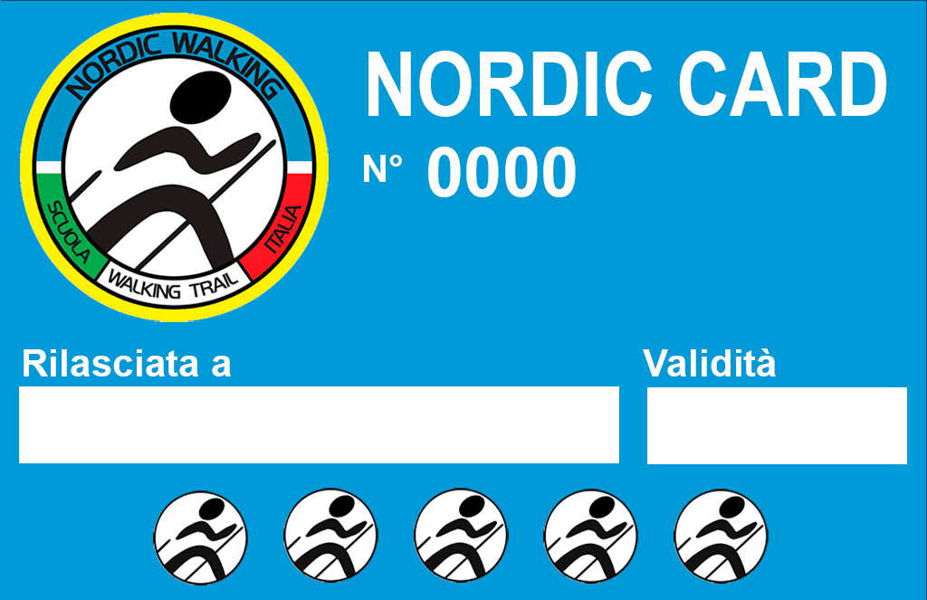 Nordic Card Scuola Walking Trail Italia